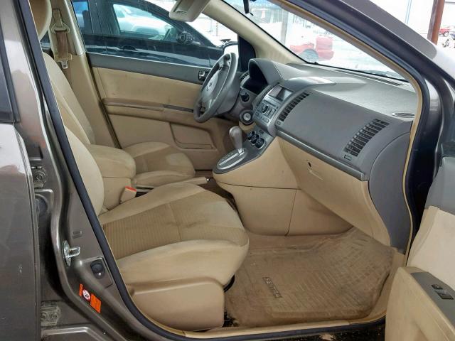 3N1AB61E47L622287 - 2007 NISSAN SENTRA 2.0 BROWN photo 5