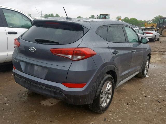 KM8J33A40HU466512 - 2017 HYUNDAI TUCSON LIM SILVER photo 4