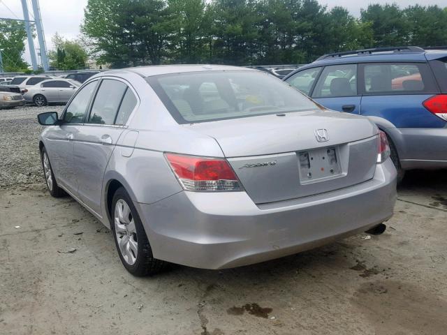 1HGCP26888A022708 - 2008 HONDA ACCORD EXL SILVER photo 3