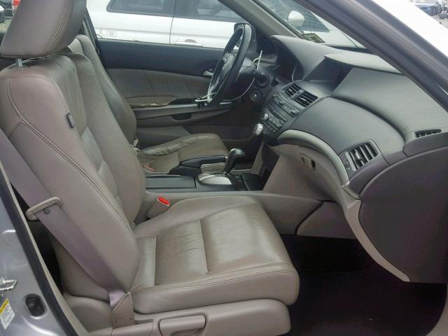 1HGCP26888A022708 - 2008 HONDA ACCORD EXL SILVER photo 5