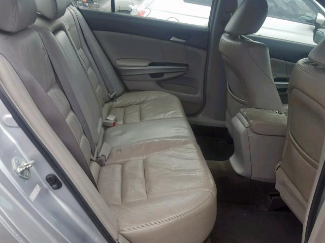 1HGCP26888A022708 - 2008 HONDA ACCORD EXL SILVER photo 6