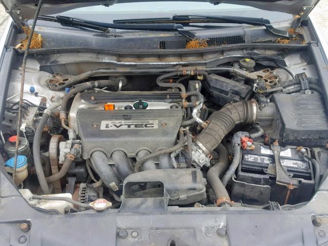 1HGCP26888A022708 - 2008 HONDA ACCORD EXL SILVER photo 7