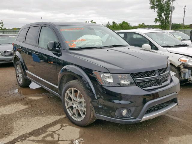 3C4PDDEG8KT702086 - 2019 DODGE JOURNEY GT BLACK photo 1