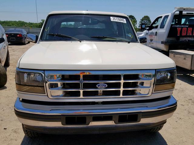 1FMEU15H3SLB07393 - 1995 FORD BRONCO U10 WHITE photo 9