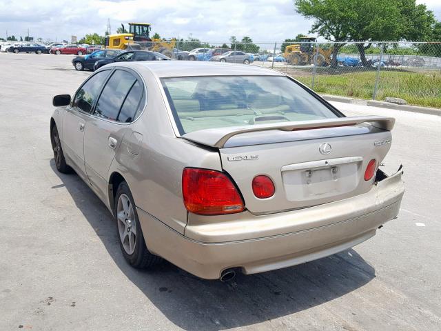 JT8BD69S410147457 - 2001 LEXUS GS 300 GOLD photo 3