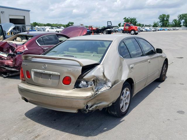 JT8BD69S410147457 - 2001 LEXUS GS 300 GOLD photo 4