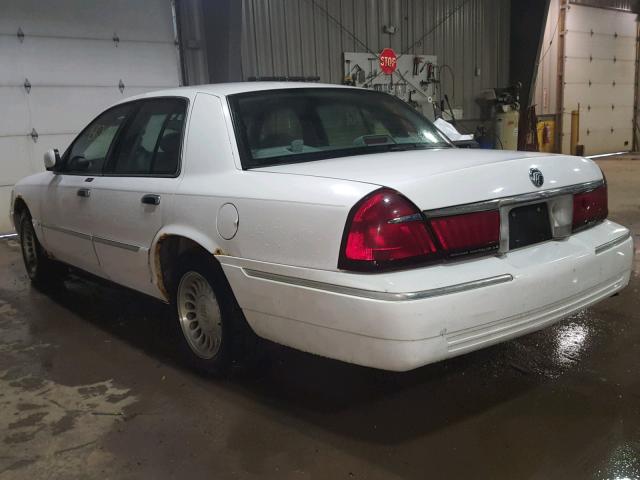 2MEFM75W9YX725970 - 2000 MERCURY GRAND MARQ WHITE photo 3