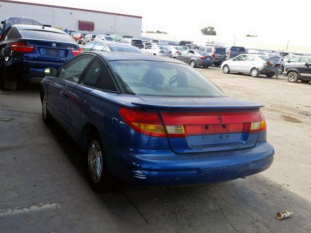 1G8ZY1277YZ127751 - 2000 SATURN SC2 BLUE photo 3