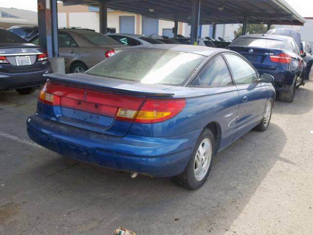 1G8ZY1277YZ127751 - 2000 SATURN SC2 BLUE photo 4