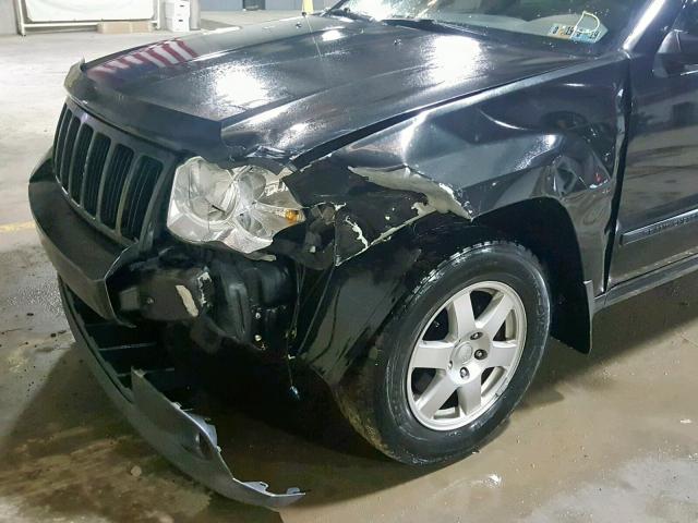 1J8GR48K78C217355 - 2008 JEEP GRAND CHER BLACK photo 9