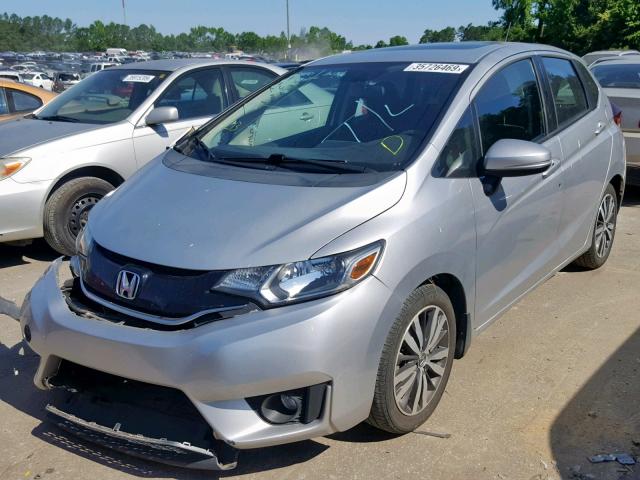 3HGGK5H8XFM737620 - 2015 HONDA FIT EX SILVER photo 2