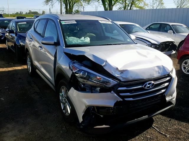 KM8J3CA43JU680240 - 2018 HYUNDAI TUCSON SEL SILVER photo 1