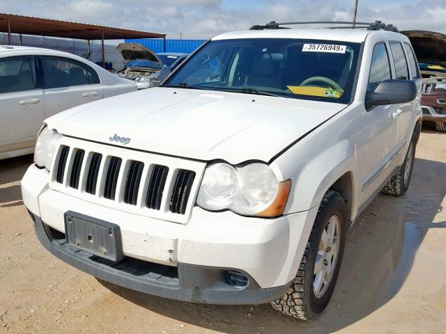 1J4PS4GK9AC139058 - 2010 JEEP GRAND CHER WHITE photo 2