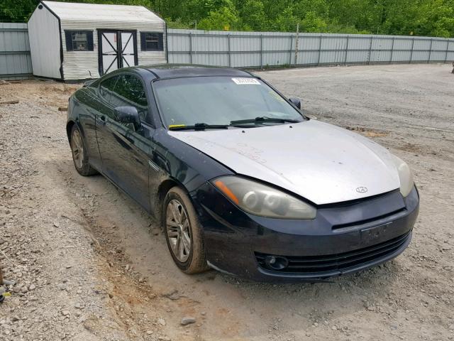 KMHHM66D07U246310 - 2007 HYUNDAI TIBURON GS BLACK photo 1