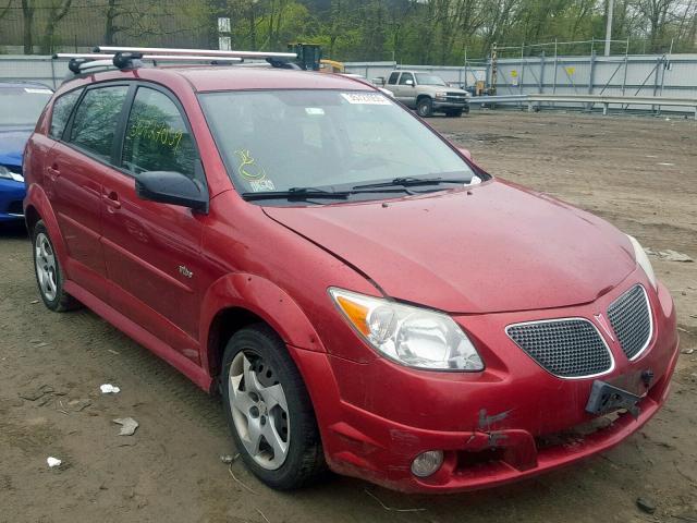 5Y2SL65826Z456037 - 2006 PONTIAC VIBE RED photo 1