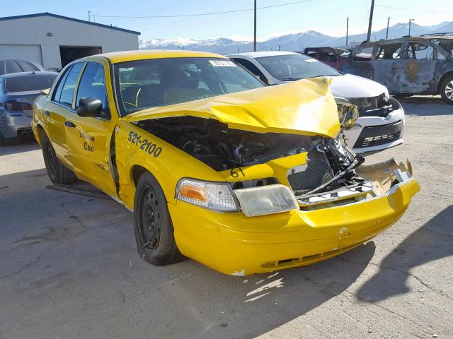 2FAFP71V38X180795 - 2008 FORD CROWN VICT YELLOW photo 1