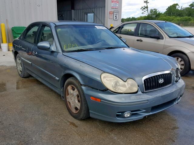 KMHWF25H94A036879 - 2004 HYUNDAI SONATA GL BLUE photo 1