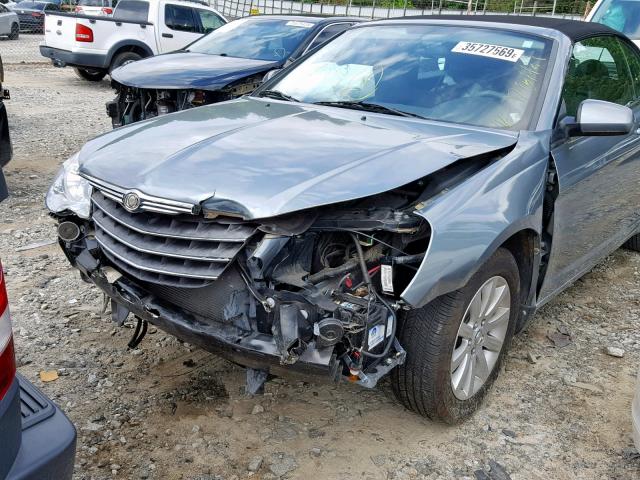 1C3BC5ED7AN148759 - 2010 CHRYSLER SEBRING TO GRAY photo 9