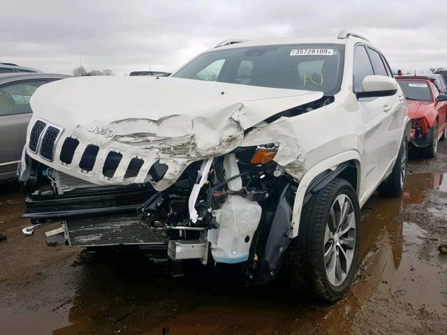 1C4PJMJX2KD161007 - 2019 JEEP CHEROKEE O WHITE photo 2