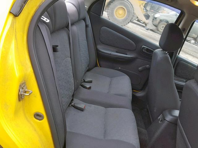 1B3ES56CX2D590672 - 2002 DODGE NEON ES YELLOW photo 6