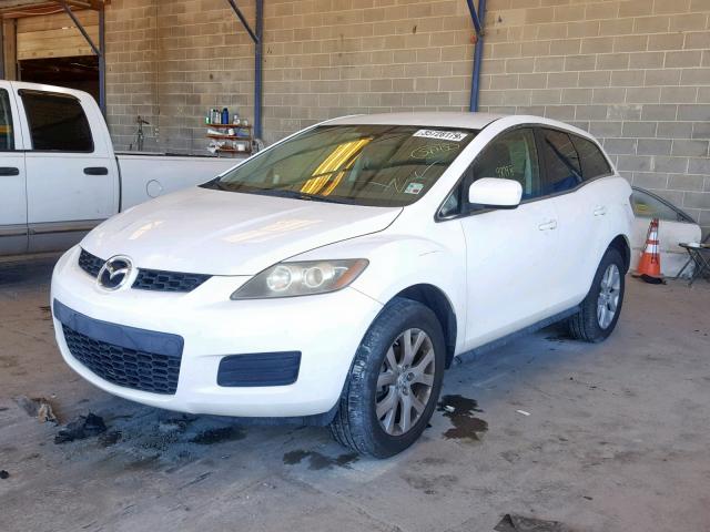 JM3ER293180196764 - 2008 MAZDA CX-7 WHITE photo 2