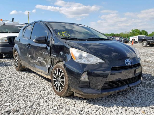 JTDKDTB32D1047102 - 2013 TOYOTA PRIUS C BLACK photo 1