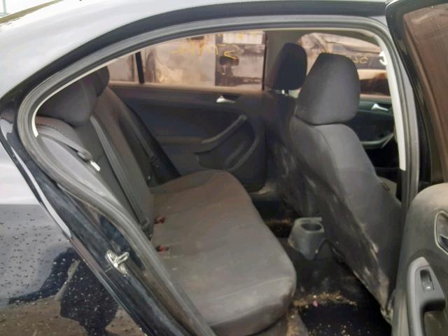3VW2K7AJ5CM418734 - 2012 VOLKSWAGEN JETTA BASE 黑色 照片 6