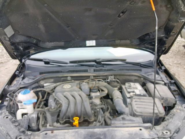 3VW2K7AJ5CM418734 - 2012 VOLKSWAGEN JETTA BASE 黑色 照片 7