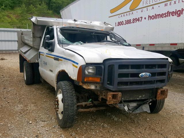 1FDAF57P66EB19617 - 2006 FORD F550 SUPER WHITE photo 1