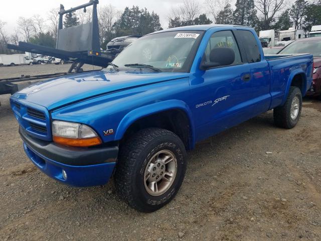 1B7GG22Y6XS226292 - 1999 DODGE DAKOTA  photo 2