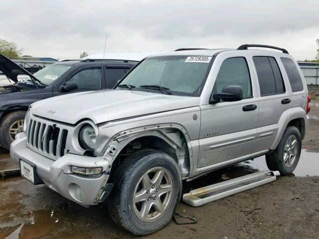 1J4GL58K44W145578 - 2004 JEEP LIBERTY LI SILVER photo 2