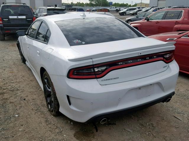 2C3CDXHGXKH597463 - 2019 DODGE CHARGER GT WHITE photo 3