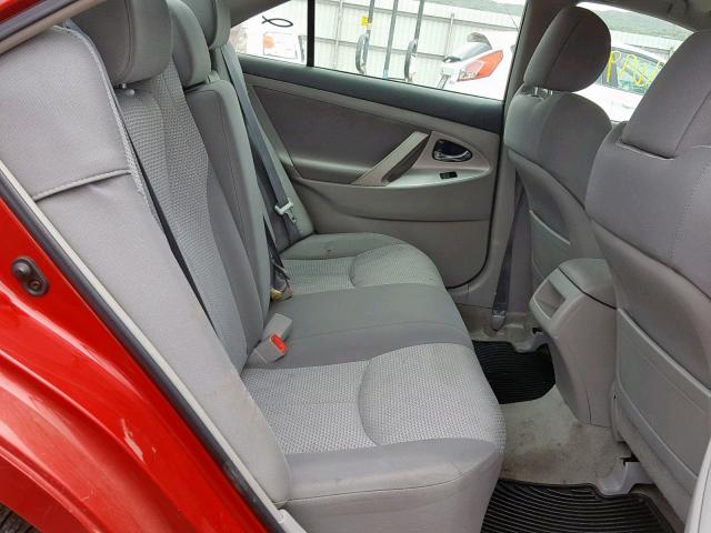 4T1BE46K67U054590 - 2007 TOYOTA CAMRY NEW RED photo 6