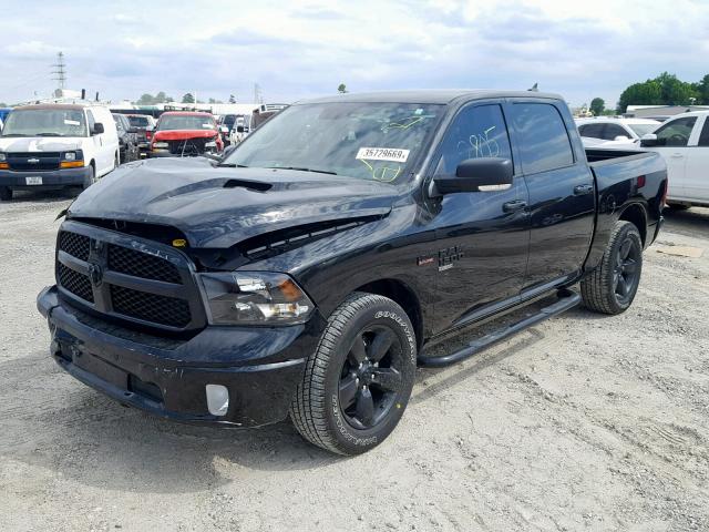 1C6RR6LT2KS538185 - 2019 RAM 1500 CLASS BLACK photo 2