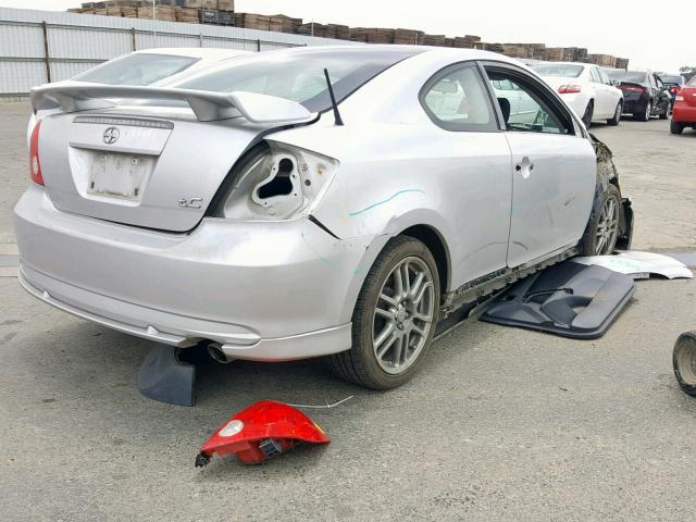 JTKDE177160082950 - 2006 TOYOTA SCION TC 银色 照片 4
