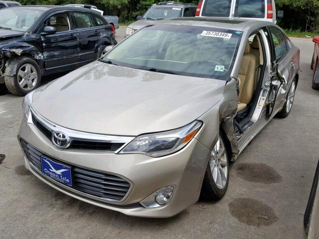 4T1BK1EB2DU007481 - 2013 TOYOTA AVALON BAS GOLD photo 2