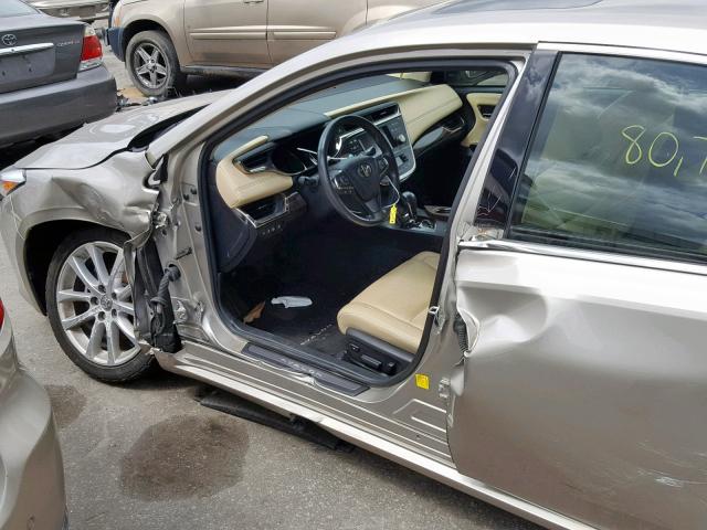 4T1BK1EB2DU007481 - 2013 TOYOTA AVALON BAS GOLD photo 9