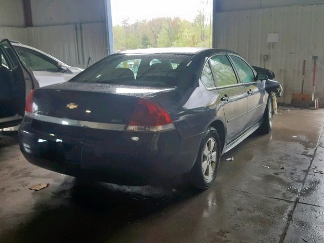 2G1WG5EK2B1124431 - 2011 CHEVROLET IMPALA LT BLUE photo 4