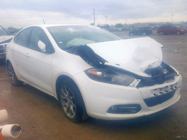 1C3CDFBB2FD205554 - 2015 DODGE DART SXT WHITE photo 1