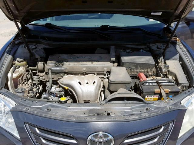 4T1BE46K97U106441 - 2007 TOYOTA CAMRY NEW CHARCOAL photo 7