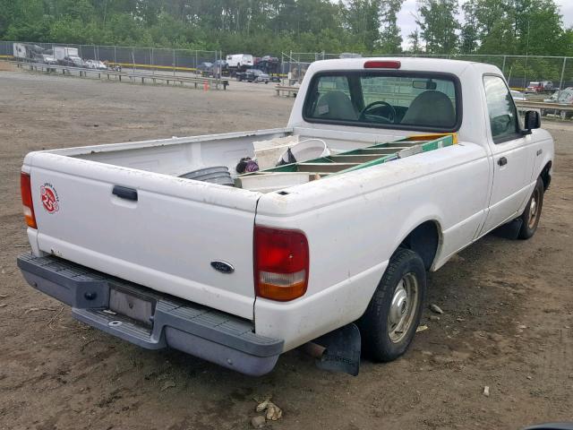 1FTCR10AXVTA50041 - 1997 FORD RANGER WHITE photo 4