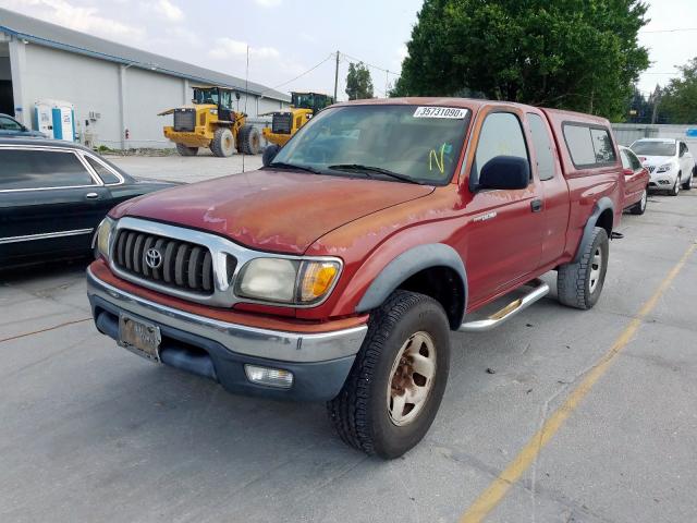 5TESN92N82Z144714 - 2002 TOYOTA TACOMA XTRACAB PRERUNNER  photo 2