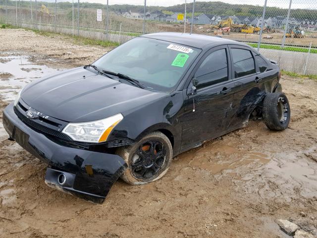 1FAHP36N59W126633 - 2009 FORD FOCUS SES BLACK photo 2