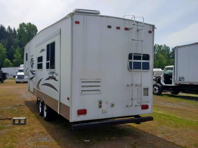 4YDF2932X71530970 - 2007 KEYSTONE 5TH WHEEL WHITE photo 3