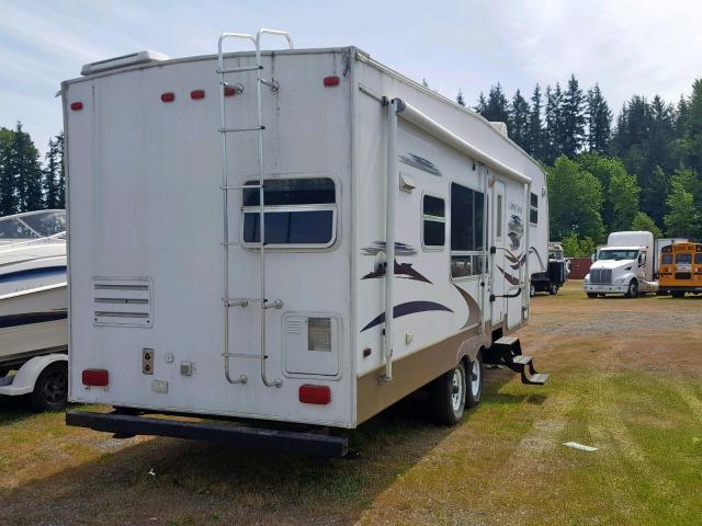 4YDF2932X71530970 - 2007 KEYSTONE 5TH WHEEL WHITE photo 4