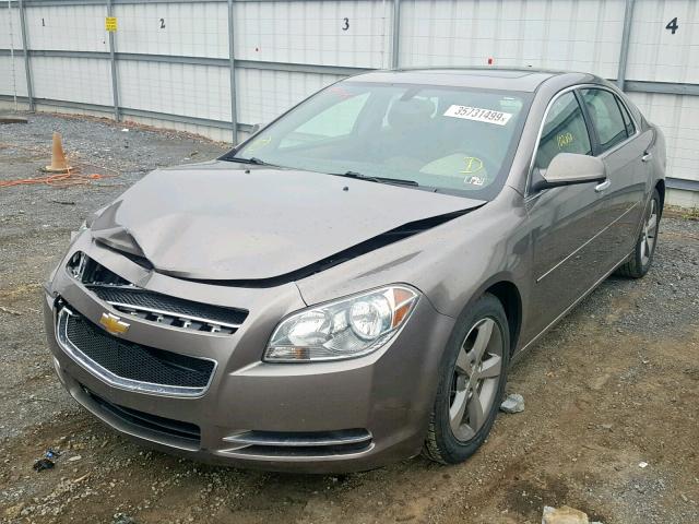 1G1ZC5E01CF289632 - 2012 CHEVROLET MALIBU 1LT 棕色 照片 2