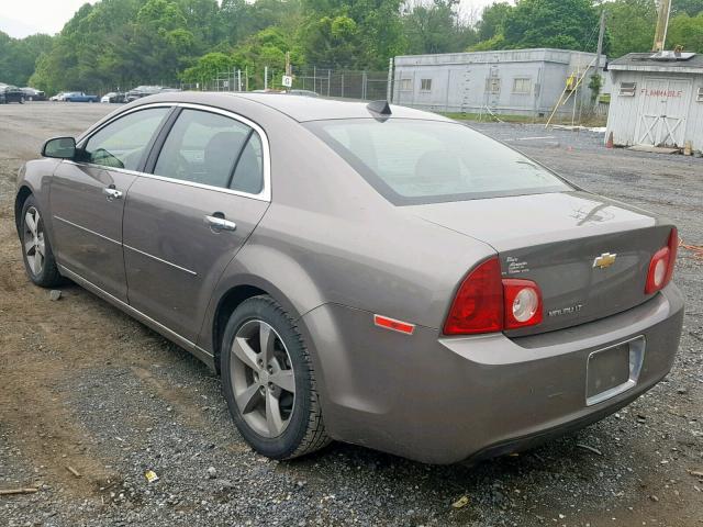 1G1ZC5E01CF289632 - 2012 CHEVROLET MALIBU 1LT 棕色 照片 3