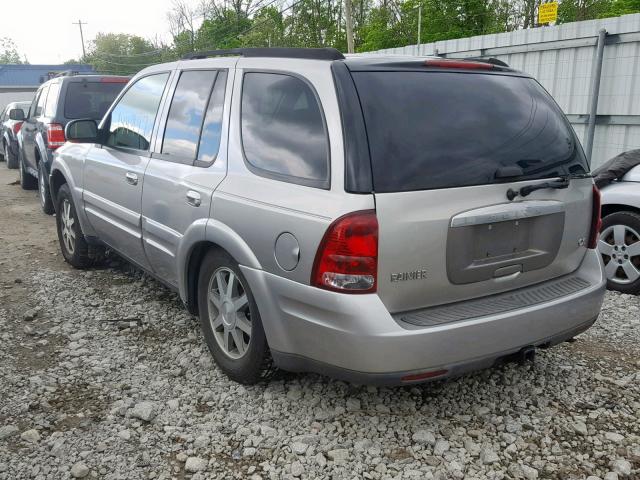 5GADT13S142310231 - 2004 BUICK RAINIER CX SILVER photo 3