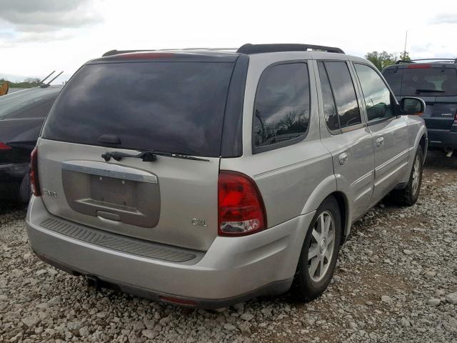 5GADT13S142310231 - 2004 BUICK RAINIER CX SILVER photo 4