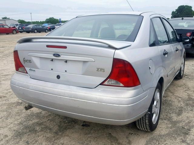 1FAFP38313W231065 - 2003 FORD FOCUS ZTS SILVER photo 4